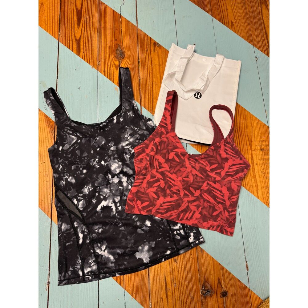 lululemon Bundle 2 Tops + Tote Bag Sizes 4 & 6